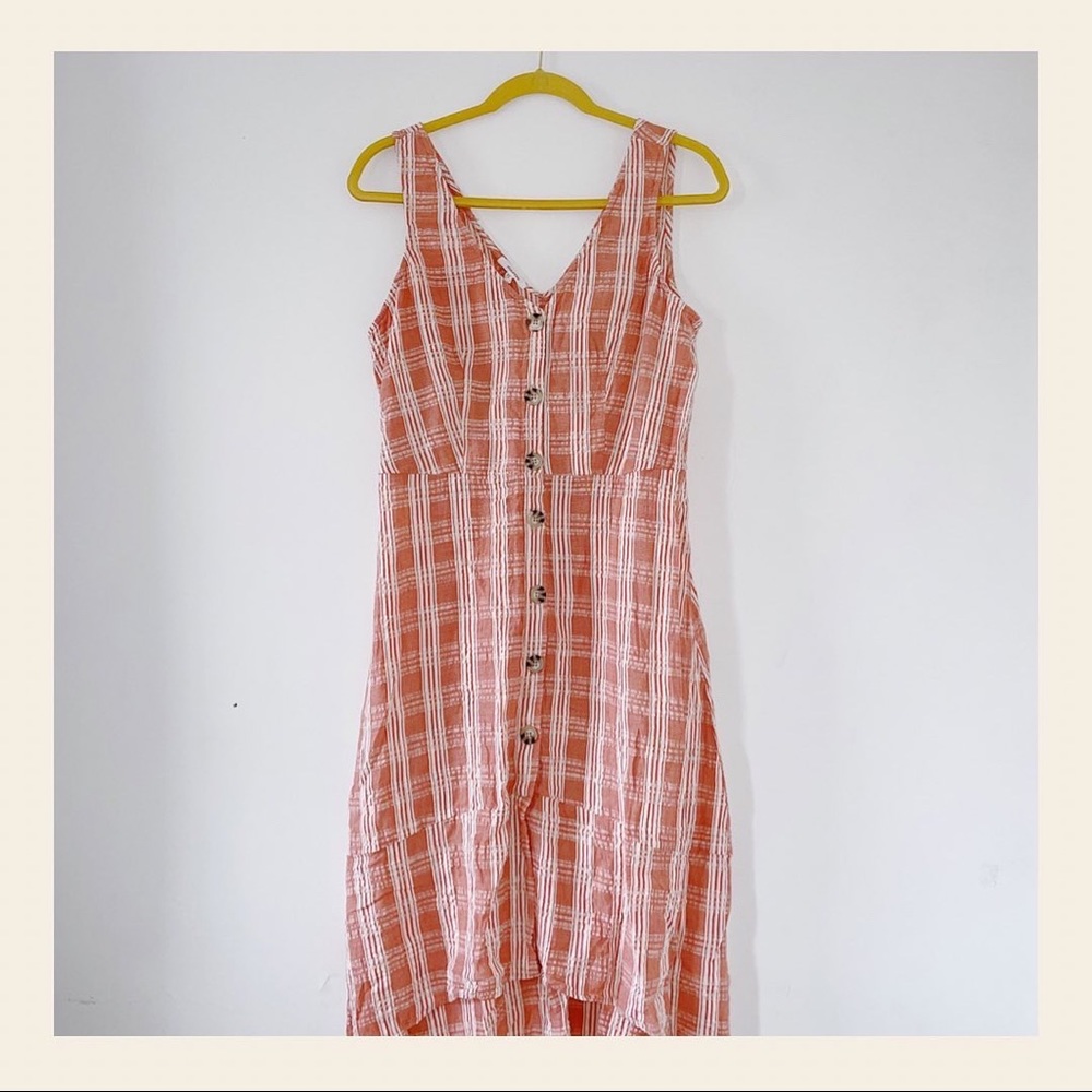 PLAID PINK DRESS - MAURICES